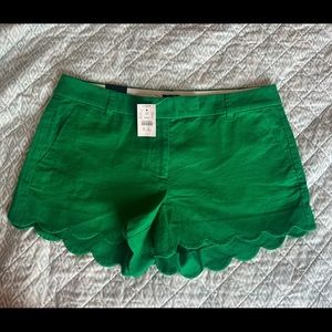 NWT JCREW SIZE 12 Kelly Green Short